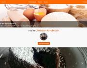Webseiten Screenshot von cooking4life