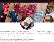Webseiten Screenshot von Feuerschmiede