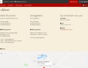 Webseiten Screenshot von Hotel & Gasthof - Alter Brunnen