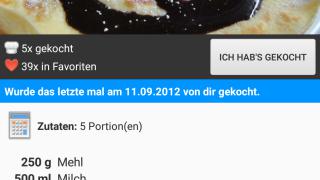 Screenshot von cooking4life