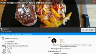 Screenshot von cooking4life