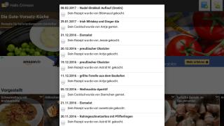 Screenshot von cooking4life