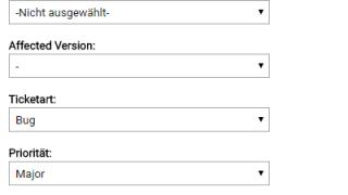 Screenshot von sBug - Bug Tracker