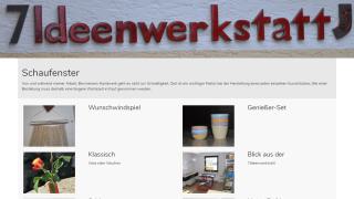 Webseiten Screenshot von 7Ieenwerkstatt