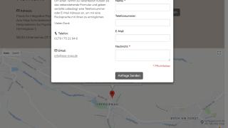 Webseiten Screenshot von Ana Maja