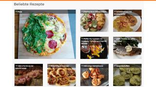 Webseiten Screenshot von cooking4life