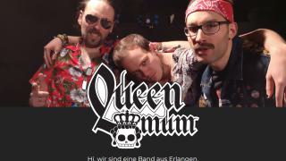 Webseiten Screenshot von Queen Mum Band