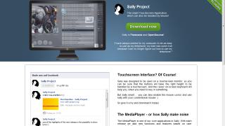 Webseiten Screenshot von Sally Project